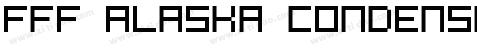 FFF Alaska Condensed字体转换
